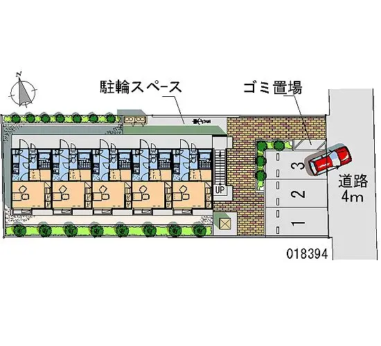 ★手数料０円★秦野市萩が丘　月極駐車場（LP）